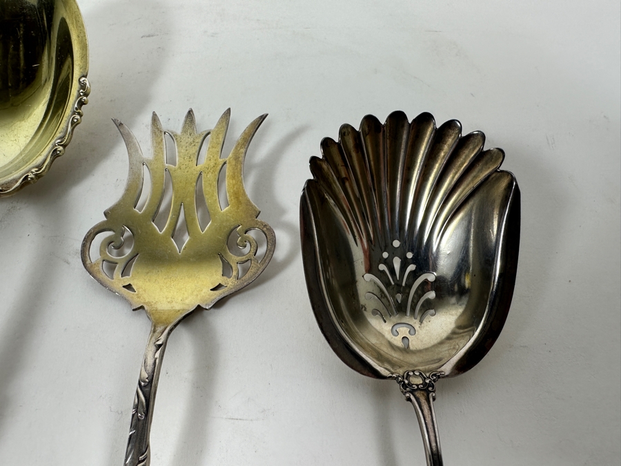 Four Vintage Sterling Silver Serving Pieces 150g - Sterling Silver Melt Value = $147 [Photo 5]