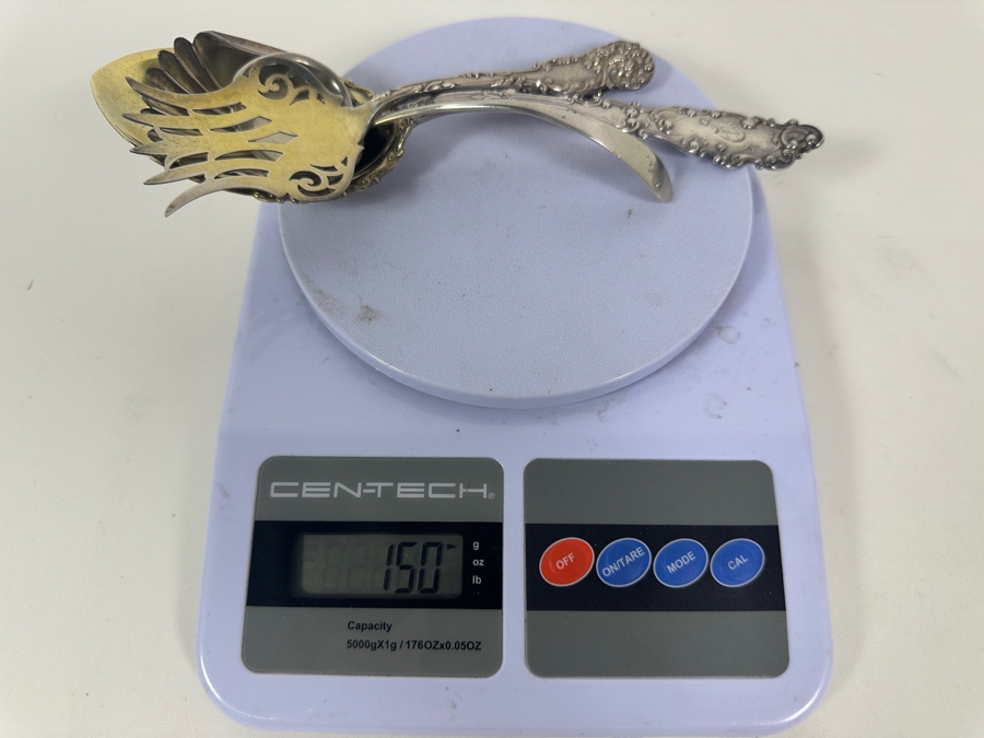 Four Vintage Sterling Silver Serving Pieces 150g - Sterling Silver Melt Value = $147 [Photo 15]