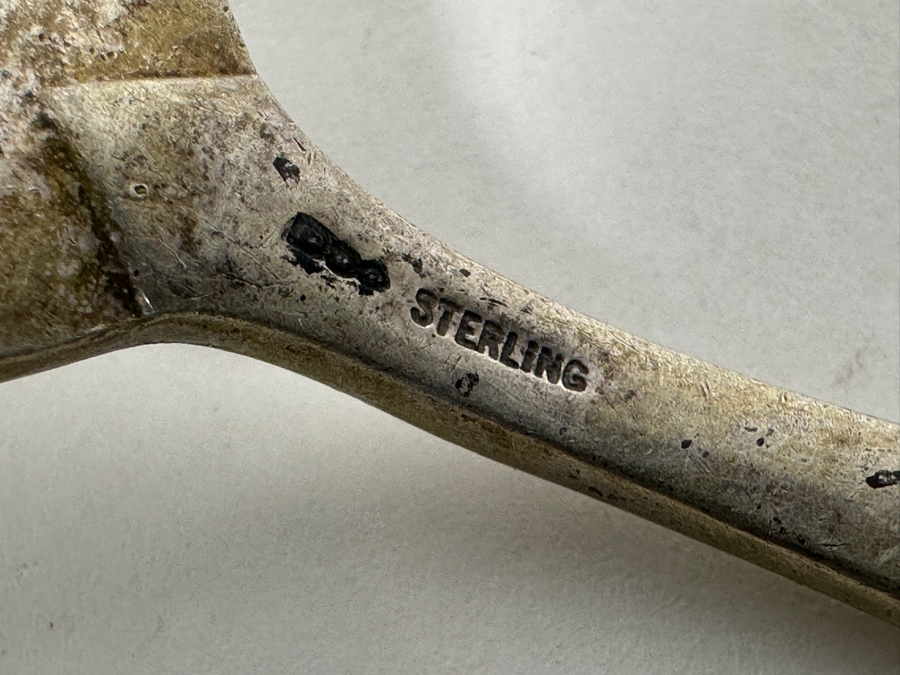 Vintage Sterling Silver Child's Pair Of Forks And Spoon 56g - Sterling Silver Melt Value = $55 [Photo 8]