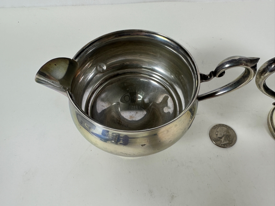 Weighted Sterling Silver Fisher Creamer & Sugar Bowl [Photo 6]