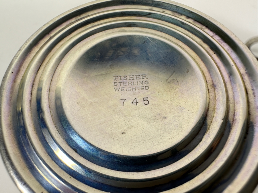 Weighted Sterling Silver Fisher Creamer & Sugar Bowl [Photo 7]