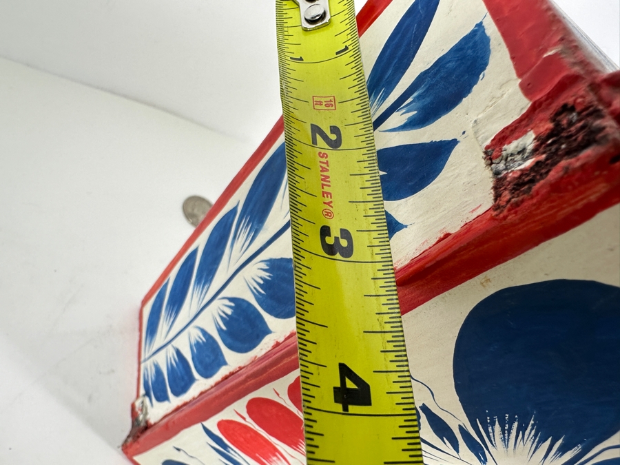 Nicario Jimenez Quispe (B. 1957, Peruvian/American) Stunning Peruvian Retablo 8W X 3D X 10.5H [Photo 22]