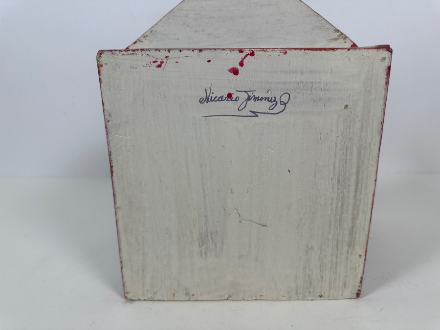 Nicario Jimenez Quispe (B. 1957, Peruvian/American) Stunning Peruvian Retablo 8W X 3D X 10.5H [Photo 19]