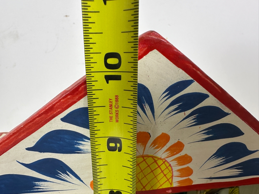 Nicario Jimenez Quispe (B. 1957, Peruvian/American) Stunning Peruvian Retablo 8W X 3D X 10.5H [Photo 23]