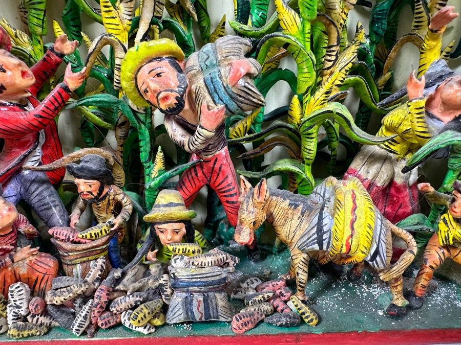 Nicario Jimenez Quispe (B. 1957, Peruvian/American) Stunning Peruvian Retablo 8W X 3D X 10.5H [Photo 8]