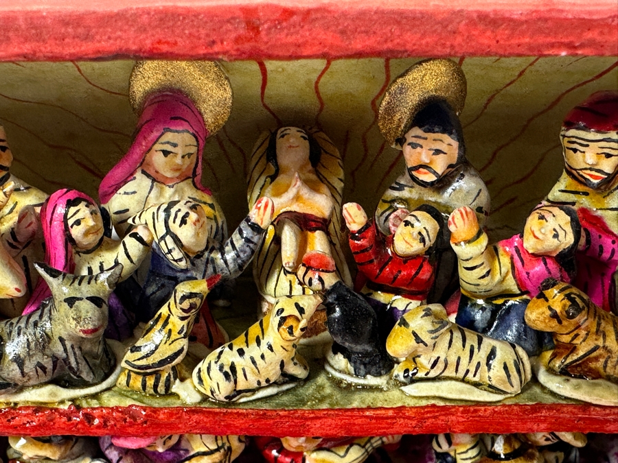 Nicario Jimenez Quispe (B. 1957, Peruvian/American) Stunning Peruvian Retablo Box 6W X 3.5D X 3.5H [Photo 5]