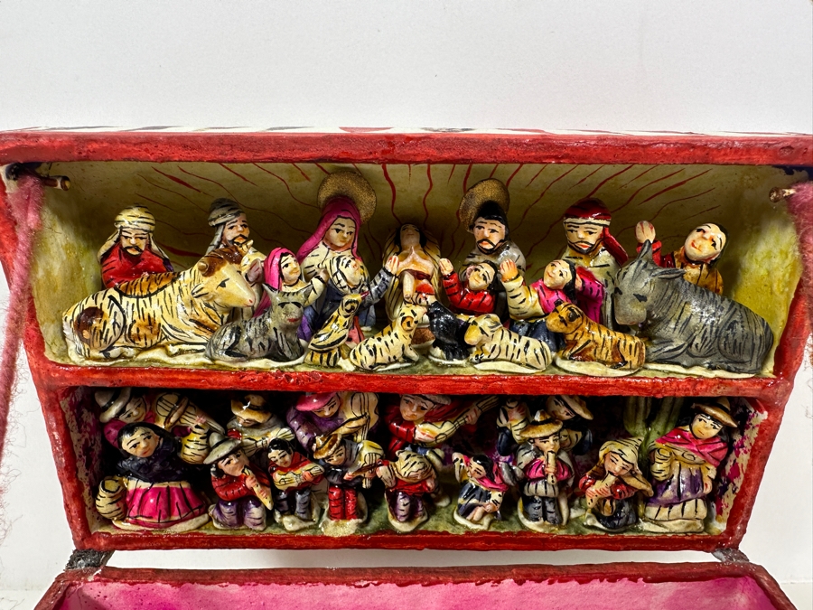 Nicario Jimenez Quispe (B. 1957, Peruvian/American) Stunning Peruvian Retablo Box 6W X 3.5D X 3.5H [Photo 4]