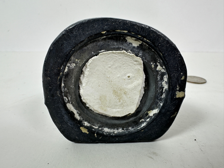 Antique US Navy Cadet Sailor Hand Painted Metal Statue Doorstop 7.25H [Photo 8]