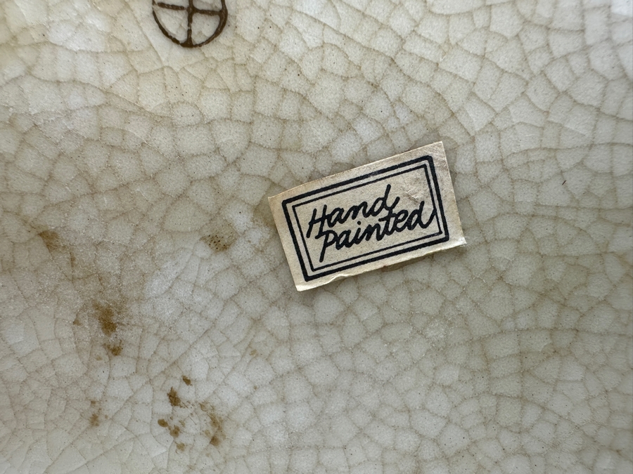 Large Vintage Hand Painted Japanese Satsuma Ginger Jar Signed 9W X 12H [Photo 16]