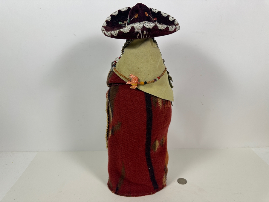 Pam & Terry Montandon Hand Carved Signed Wooden Doll 1993 17H [Photo 8]