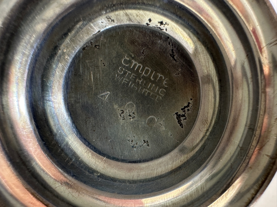 Vintage Empire Sterling Silver Weighted Table Lighter [Photo 4]