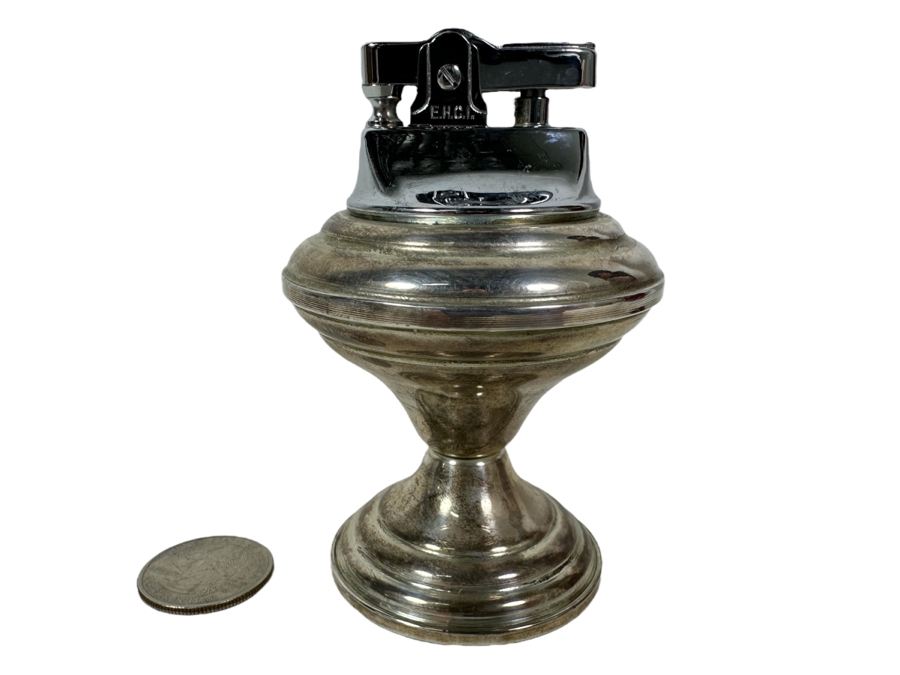 Vintage Empire Sterling Silver Weighted Table Lighter [Photo 1]