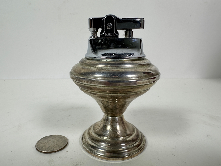 Vintage Empire Sterling Silver Weighted Table Lighter [Photo 2]