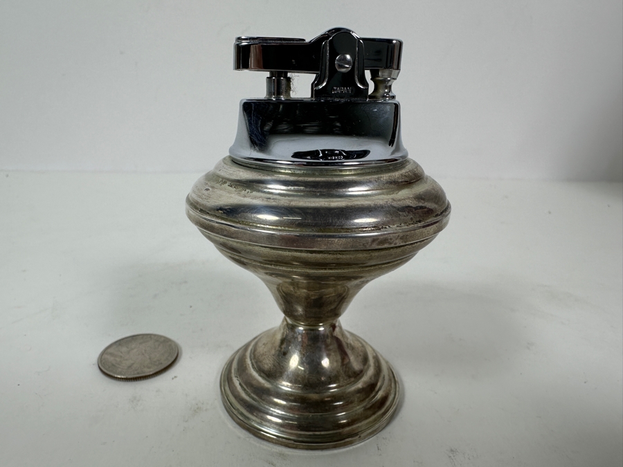 Vintage Empire Sterling Silver Weighted Table Lighter [Photo 3]