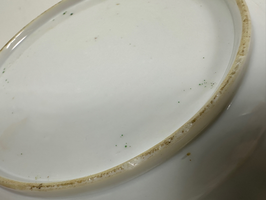 Vintage Chinese Hand Painted Famille Rose Medallion Porcelain Dish 7-1/8W [Photo 9]