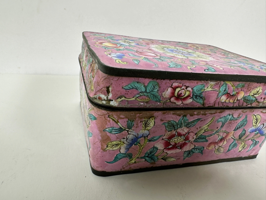 Vintage Chinese Cloisonne Enamel Box Collection [Photo 11]