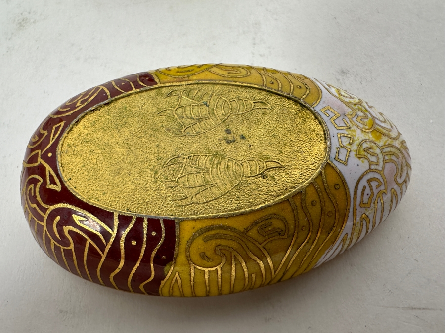 Vintage Chinese Cloisonne Enamel Box Collection [Photo 19]