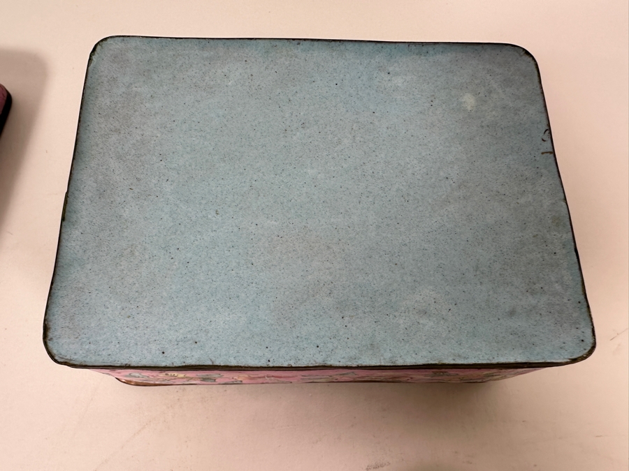 Vintage Chinese Cloisonne Enamel Box Collection [Photo 15]