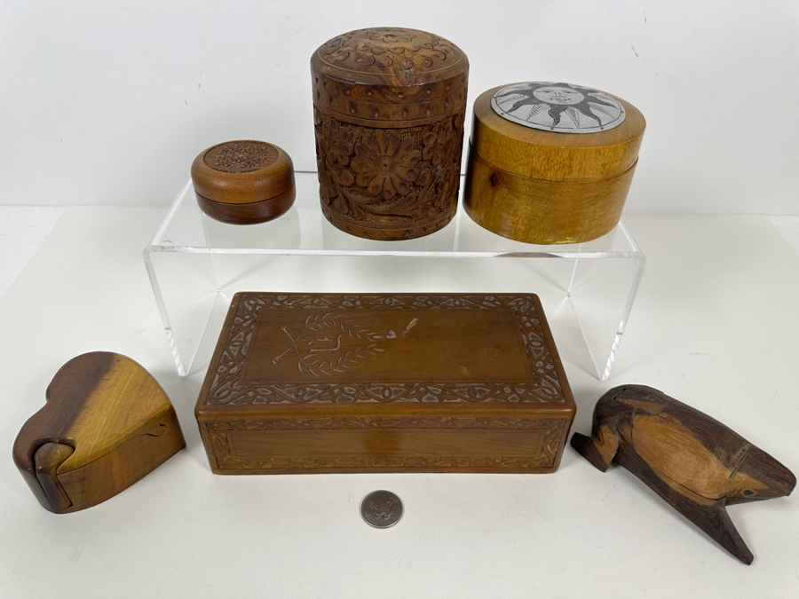 Collection Of Six Wooden Boxes [Photo 2]