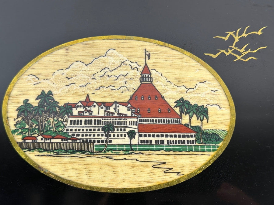 Hotel Del Coronado Couroc Of Monterey Tray 12.75W X 9.5D [Photo 2]