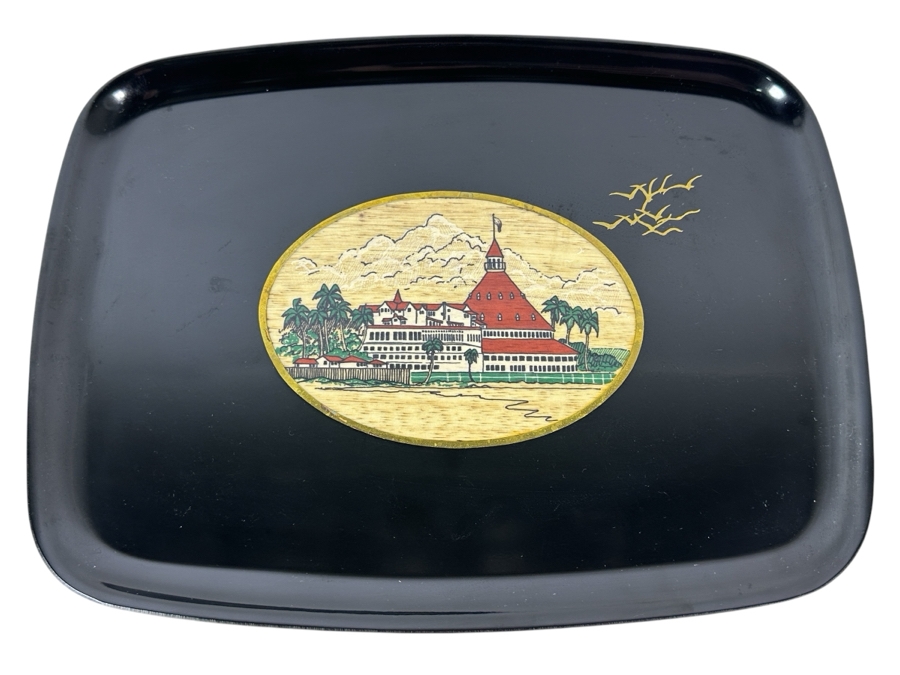 Hotel Del Coronado Couroc Of Monterey Tray 12.75W X 9.5D [Photo 1]