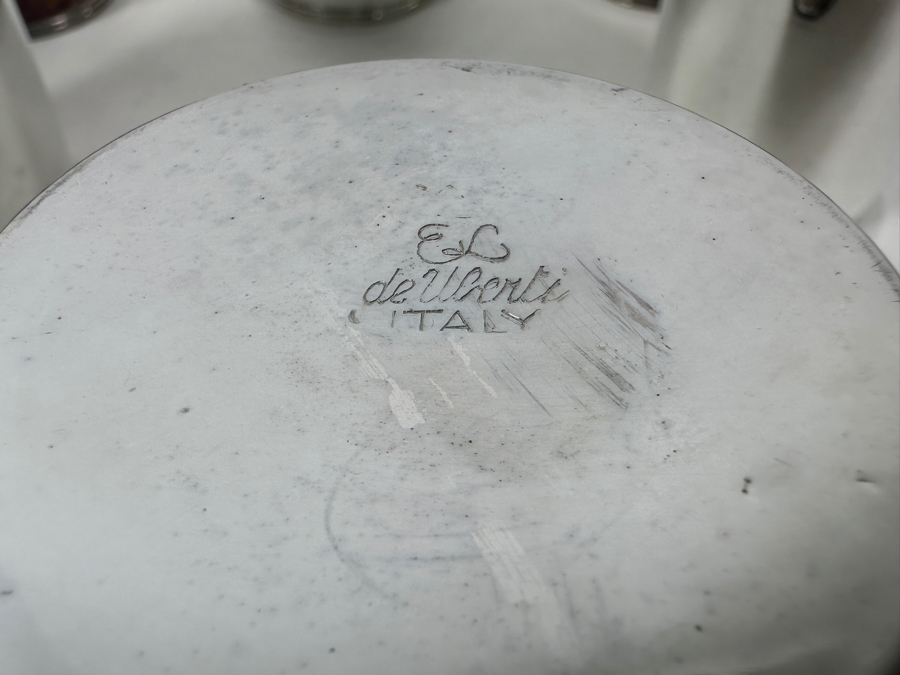 Set Of Six El De Uberti Italy Crown Silverplate Mint Julep Cups 3.75H [Photo 7]