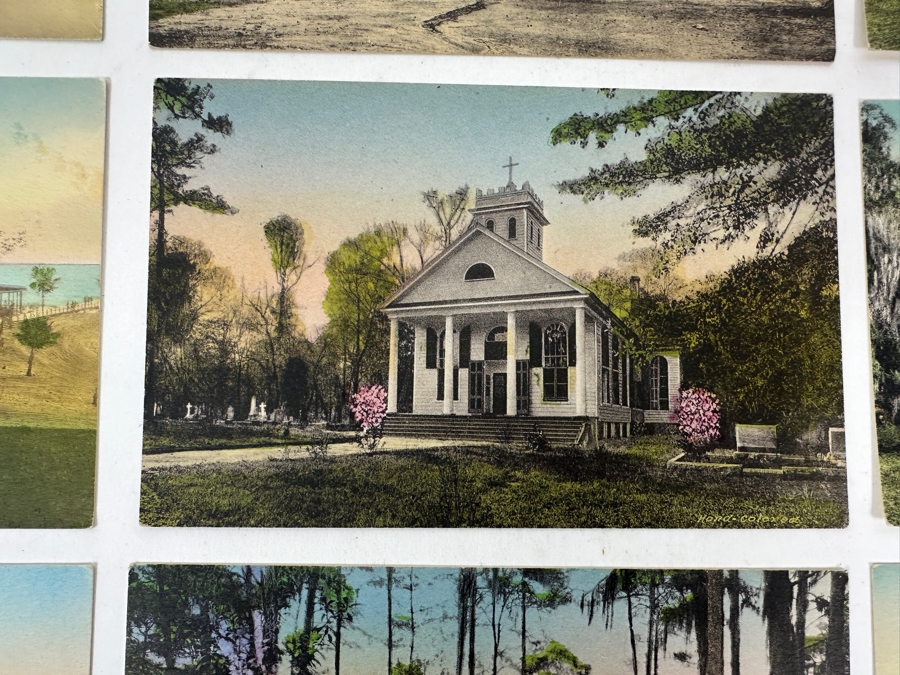 Nine Vintage Hand Colored Postcards Published By Lanneau's Art Store In Charleston, SC [Photo 6]