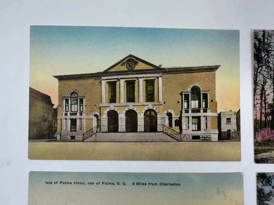 Nine Vintage Hand Colored Postcards Published By Lanneau's Art Store In Charleston, SC [Photo 4]