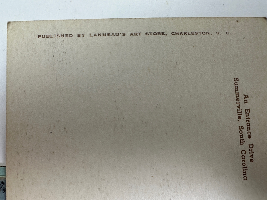 Nine Vintage Hand Colored Postcards Published By Lanneau's Art Store In Charleston, SC [Photo 11]