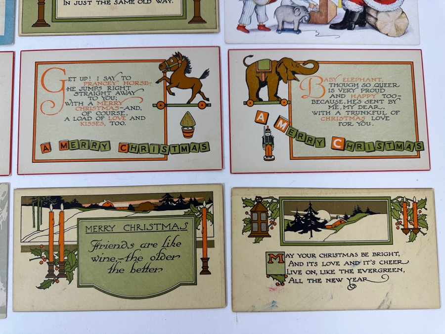 Sixteen Vintage Christmas Postcards [Photo 4]