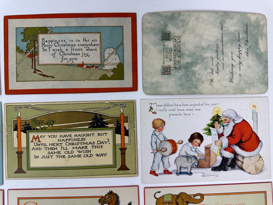 Sixteen Vintage Christmas Postcards [Photo 3]