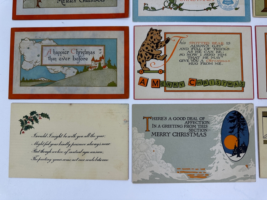 Sixteen Vintage Christmas Postcards [Photo 5]