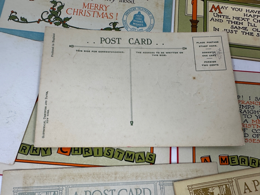 Sixteen Vintage Christmas Postcards [Photo 8]