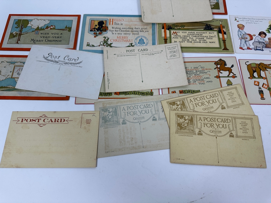 Sixteen Vintage Christmas Postcards [Photo 6]