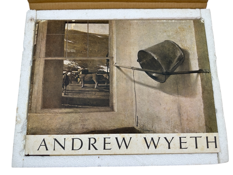 First Printing 1968 Hardcover Book Andrew Wyeth By Richard Meryman Houghton Mifflin Company Boston [Photo 1]
