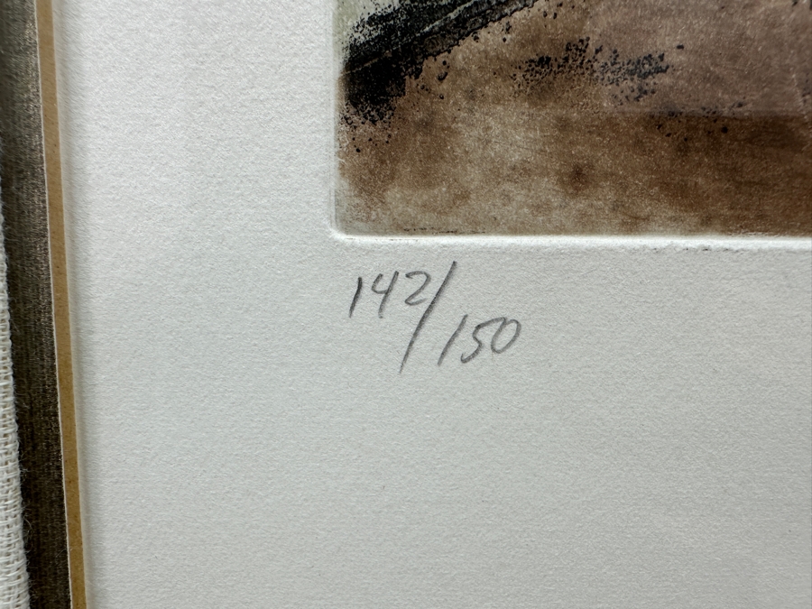 Graciela Rodo Boulanger (B. 1935, Bolivia) Hand Signed Limited Edition Color Lithograph From The Jeux D'Enfants (Children's Games) Suite Numbered 142 Of 150 - 8 X 9.5 Professionally Framed 17.5 X 22	 [Photo 9]