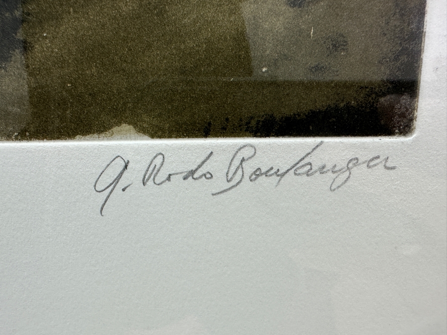 Graciela Rodo Boulanger (B. 1935, Bolivia) Hand Signed Limited Edition Color Lithograph From The Jeux D'Enfants (Children's Games) Suite Numbered 142 Of 150 - 8 X 9.5 Professionally Framed 17.5 X 22	 [Photo 8]