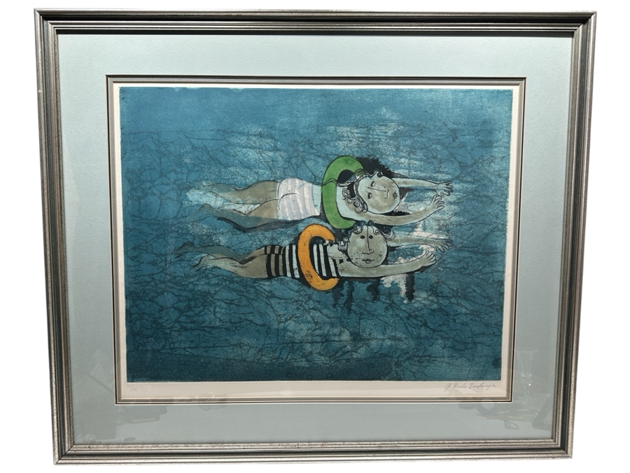 Graciela Rodo Boulanger (B. 1935, Bolivia) Hand Signed Limited Edition Color Lithograph Numbered 30 Of 100 - 24.5 X 17 Professionally Framed 35 X 30 [Photo 2]