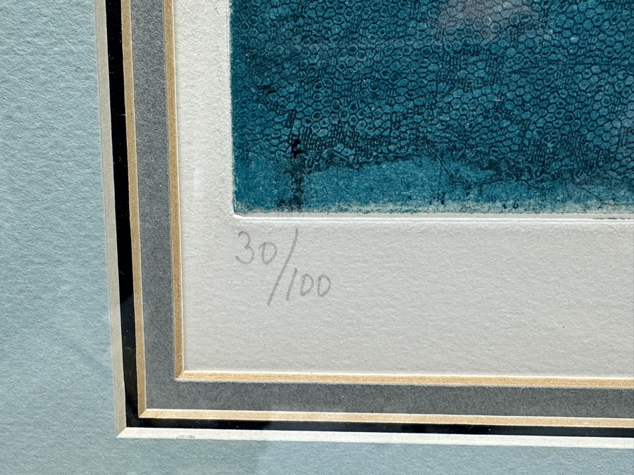 Graciela Rodo Boulanger (B. 1935, Bolivia) Hand Signed Limited Edition Color Lithograph Numbered 30 Of 100 - 24.5 X 17 Professionally Framed 35 X 30 [Photo 9]