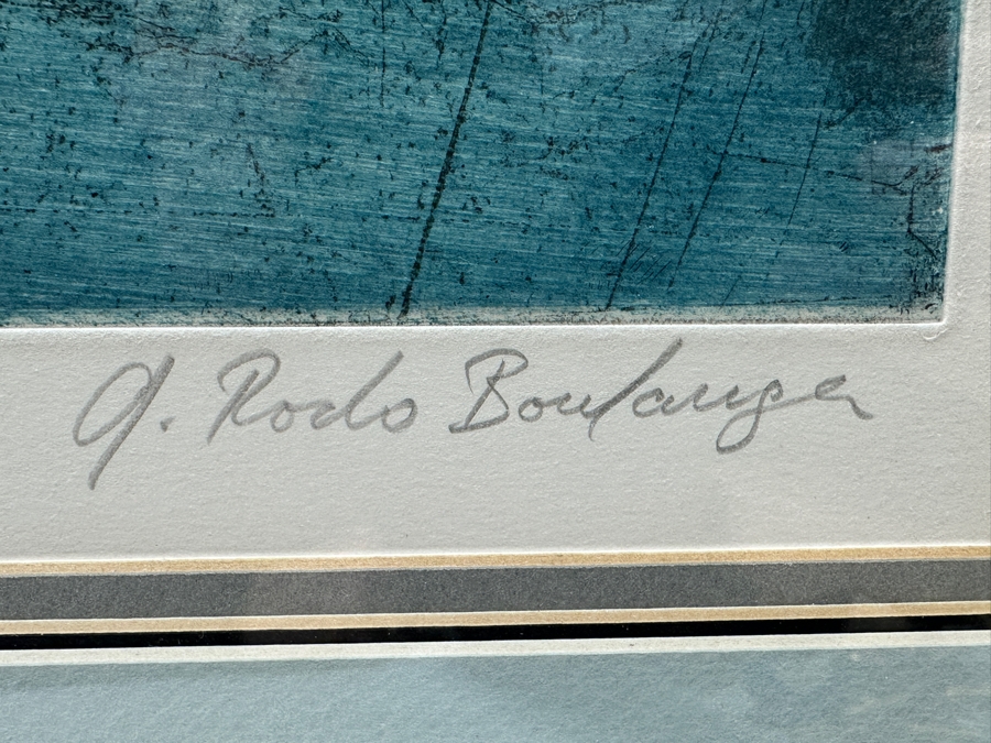 Graciela Rodo Boulanger (B. 1935, Bolivia) Hand Signed Limited Edition Color Lithograph Numbered 30 Of 100 - 24.5 X 17 Professionally Framed 35 X 30 [Photo 7]