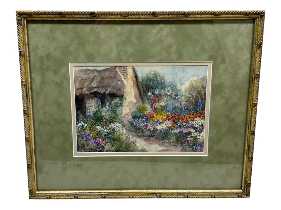 Leyton Forbes (1900-1925, England) Original Watercolor Painting On Paper 9.5W X 6.5H Framed 17 X 14 [Photo 2]