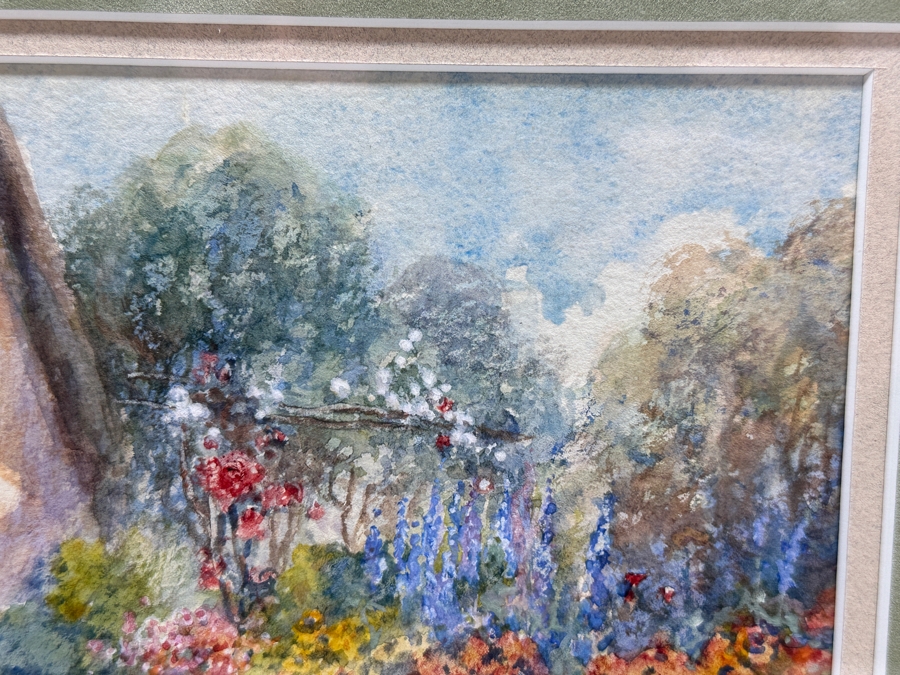 Leyton Forbes (1900-1925, England) Original Watercolor Painting On Paper 9.5W X 6.5H Framed 17 X 14 [Photo 6]