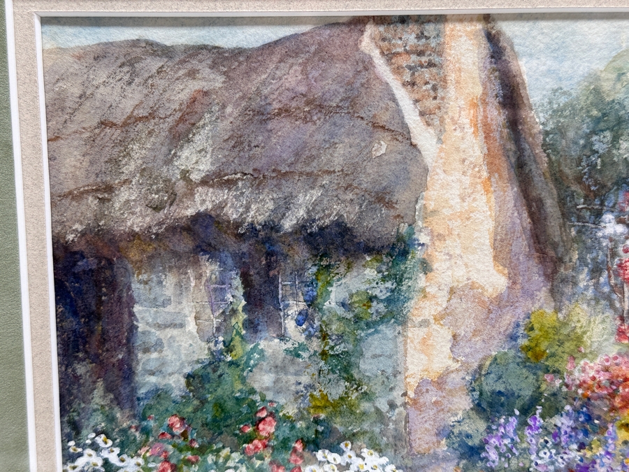 Leyton Forbes (1900-1925, England) Original Watercolor Painting On Paper 9.5W X 6.5H Framed 17 X 14 [Photo 3]