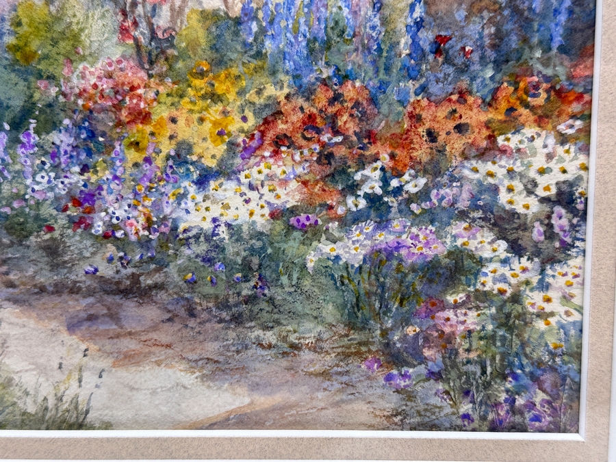 Leyton Forbes (1900-1925, England) Original Watercolor Painting On Paper 9.5W X 6.5H Framed 17 X 14 [Photo 7]