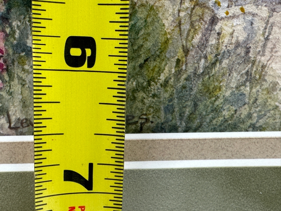 Leyton Forbes (1900-1925, England) Original Watercolor Painting On Paper 9.5W X 6.5H Framed 17 X 14 [Photo 12]