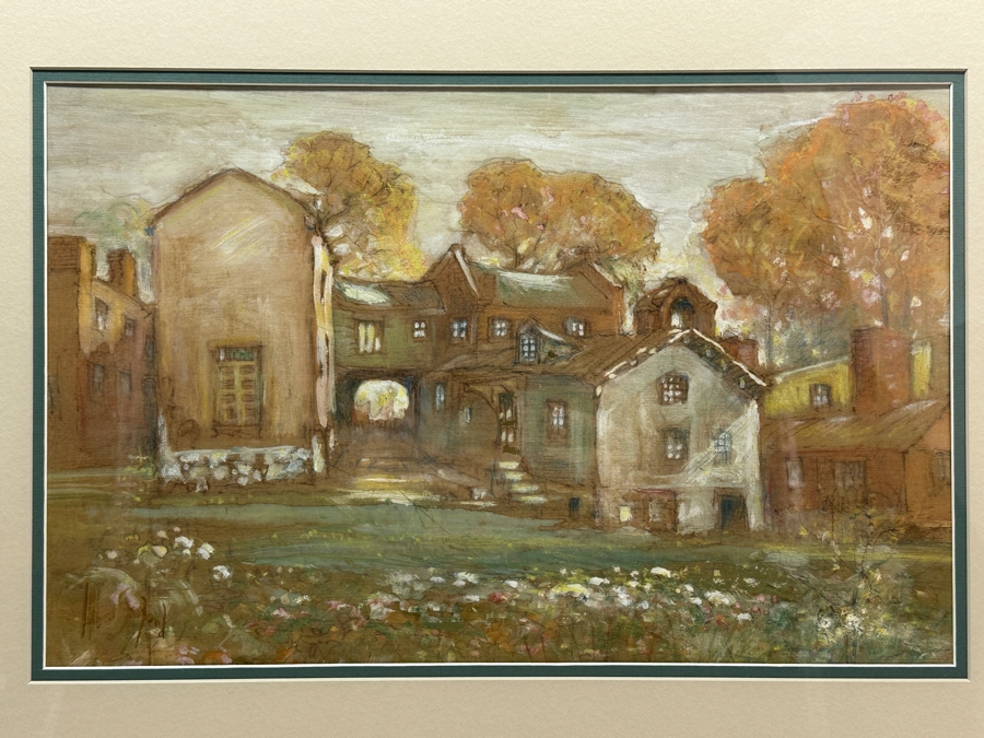 John Albert (J.A.) Seaford (1858-1936, American) Original Mixed Media On Paper 18 X 12 Professionally Framed 27 X 20 [Photo 4]