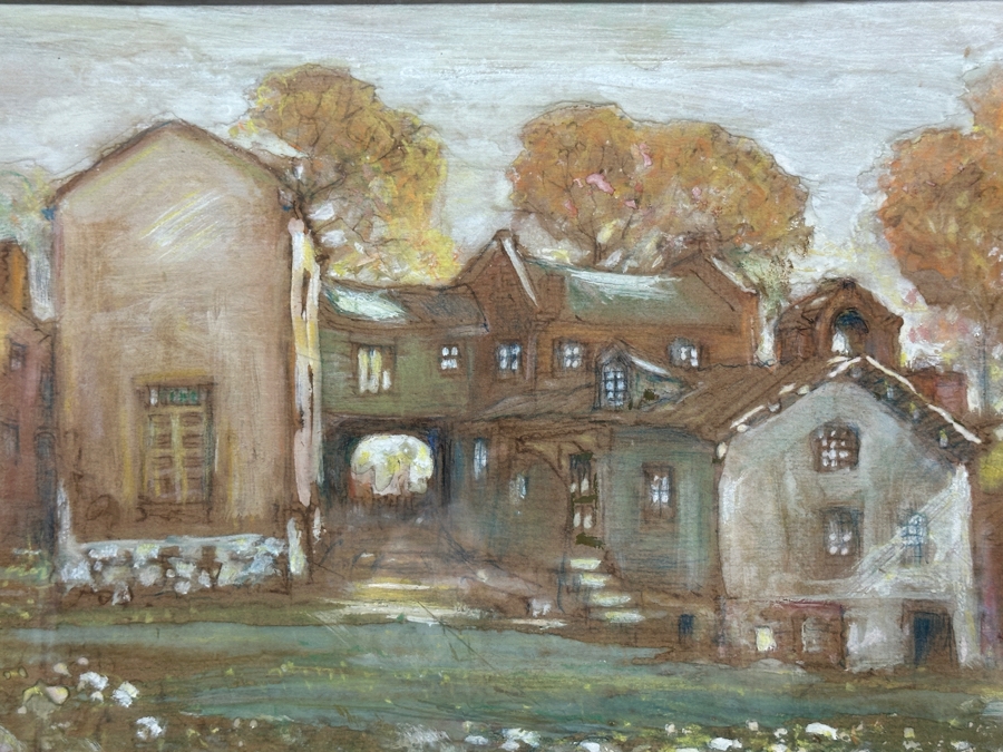 John Albert (J.A.) Seaford (1858-1936, American) Original Mixed Media On Paper 18 X 12 Professionally Framed 27 X 20 [Photo 5]