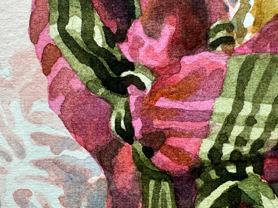 Jim Kosvanec Original Watercolor Painting On Paper Signed Lower Left Kosvanec NWS 14.5 X 19.5 Framed 25 X 30.5 [Photo 11]