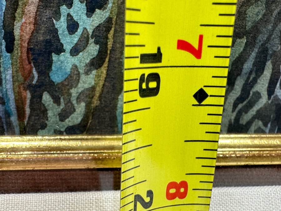 Jim Kosvanec Original Watercolor Painting On Paper Signed Lower Left Kosvanec NWS 14.5 X 19.5 Framed 25 X 30.5 [Photo 13]