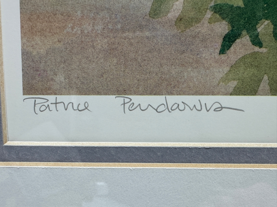 Hand Signed Patrice Pendarvis Hawaiian Print Titled 'Kanaka Homestead' Numbered 337 Of 350 Dated 1990 Framed 22 X 15.5 Framed 30.5 X 24 [Photo 6]